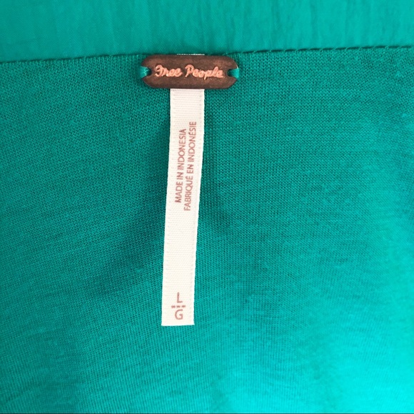 Free People Balloon Green Bomber Zip Up Jacket - Picture 6 of 8